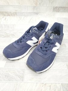 ◇ ◎ ●美品● new balance ニューバランス ML574EN2 スニーカー シューズ サイズ26.5cm ネイビー メンズ P