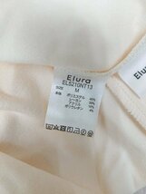 ◇ ◎ ●未使用● Elura エルーラ タグ付き 裏起毛 シンプル 膝下丈 台形 スカート サイズM アイボリー系 レディース P_画像4