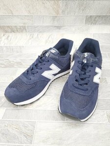 ◇ ◎ ●美品● new balance ニューバランス ML574EN2 スニーカー シューズ サイズ26.0cm ネイビー メンズ P