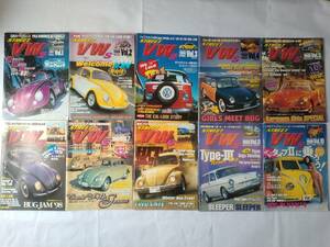 【中古車情報臨時増刊】STREET VWs ストリート VWｓ1997 Vol.1~ 2001 Vol.20 【 Vol.19 抜け有り】平成9年～13年発行 古本19冊【個人出品】