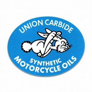 レーシングステッカー(UNION CARBIDE)　ステッカー　シール　車　バイク　アメリカ雑貨アメリカン雑貨