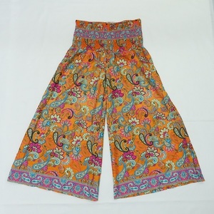 = new goods = wide pants = ethnic Asian yoga pilates one mile wear room wear race costume stylish =A075