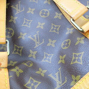 1円★ ルイ ヴィトン LOUIS VUITTON サック スープル 55 モノグラム ボストン バッグ レザー ブラウン M41622 訳あり 中古の画像10