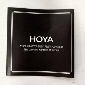 蘇さ(PEY143) 洋食器 HOYA CRYSTAL ホヤクリスタル ５客セット デザートプレート 中古品 100サイズの画像5