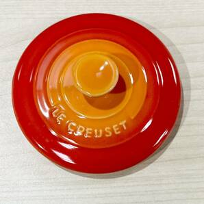 蘇さ(HaY177) ル・クルーゼ LE CREUSET ラムカン S 蓋、箱付き 中古品 60サイズの画像6