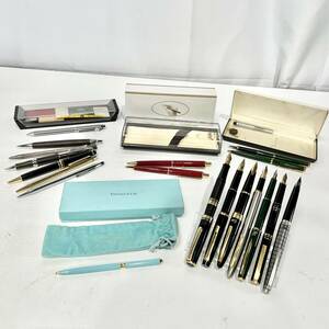 蘇さ(TPY141)　文房具　おまとめ　万年筆　ボールペン　MONTBLANC/Tiffany/PILOT/PARKER 他　14K/14K-585/18K-585　ジャンク品　60サイズ