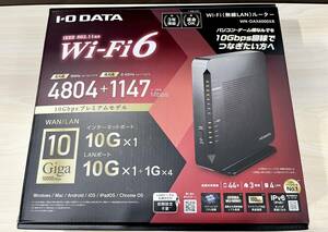 蘇さ(PMY61)　IO DATA　Wi-Fi6　無線LANルーター　WN-DAX6000XR　通電確認済　中古品　80サイズ　