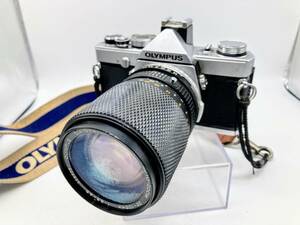 蘇さ(MOY32)　フィルムカメラ　OLYMPUS　OM-1本体+レンズセット　シャッター簡易動作確認済み　中古品　60サイズ　