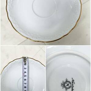  蘇さ(HaY188) 洋食器 NORITAKE ノリタケ ゴールドライン ティーセット おまとめ 中古品 100サイズの画像9