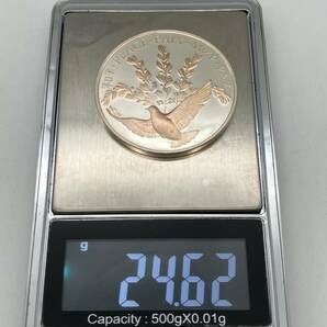 ミさ［KAY200］国連平和メダル 1980年 UNITED NATIONS コイン STERLING SILVER スターリングシルバー コレクション品 コンパクトサイズの画像4