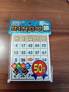 新品未使用! ビンゴ カードBINGO 50枚