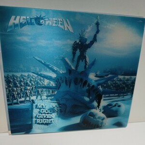 HELLOWEEN「MY GOD GIVERIGHT」国内盤　3Dジャケ