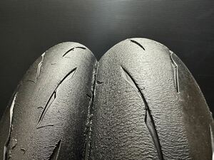 2 バリ山 BS R11 40分使用 120/600R17 180/640R17 ラップ巻室内保管 スーパーコルサ 120/70 180/60 180/55 ハイグリップ サーキットに