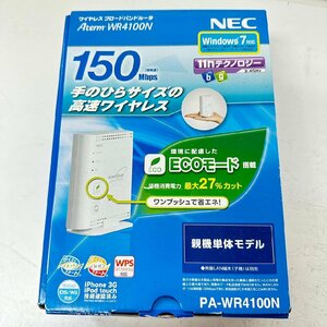 NEC 無線LANルーター PA-WR4100N　3934