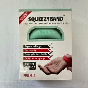 SQUEEZYBAND 除菌 消毒スプレー アルコール 携帯用 詰め替え可能 5447