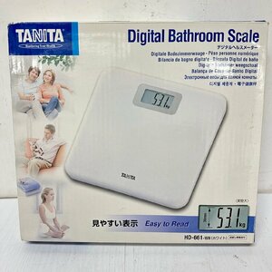 タニタ 体重計 ホワイト HD-661-WH 5793