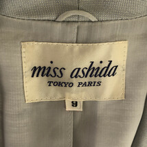 miss ashida ミスアシダ スカートスーツ 上下 ワンピース ジャケット 長袖 シンプル おしゃれ レディース グレー 9_画像5