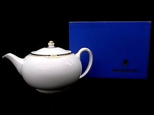 h0899 WEDGWOOD　ウエッジウッド　CAVENDISH　キャベンディッシュ　ティーポット　元箱