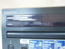 ☆【2K0402-25】 DENON デノン CD RECEIVER CDレシーバー RCD-M40 2015年製 100V ジャンク_画像8