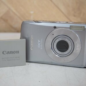 ☆【1H0404-22】 Canon キャノン コンパクトデジタルカメラ PC1147 IXY DIGITAL 80 6.0MEGA PIXELS 5.8-17.4mm 1:2.8-4.9 ジャンクの画像1