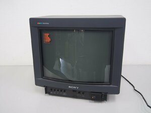 *[2K0411-18] electrification OK SONY Sony TRINITRONtolinito long color monitor Brown tube CPS-14F1 100V present condition goods 