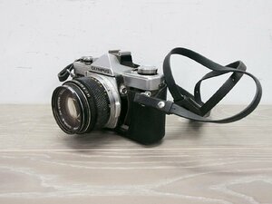 ☆【1H0401-14】 OLYMPUS オリンパス フィルムカメラ OM-1 フィルター、カバー付き 1:1.4 f＝50mm ジャンク