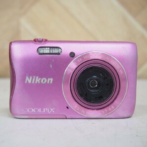 ☆【2R0417-17】 Nikon ニコン コンパクトデジタルカメラ S3700 COOLPIX 4.5-36.0mm 1:3.7-6.6 ジャンクの画像2