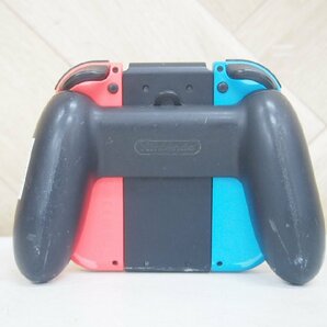 ☆【1R0422-23】 Nintendo ニンテンドー Joy-Con HAC-015 HAC-016 ネオンブルー ネオンレッド ジャンクの画像2