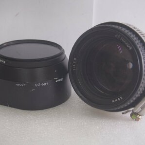 ☆【1R0418-44】 Nikon ニコン カメラレンズ 一眼レフ用 単焦点AFレンズ HN-23 AF NIKKOR 1:1.8 D 85㎜ MC PROTECTOR 62㎜ ジャンクの画像1