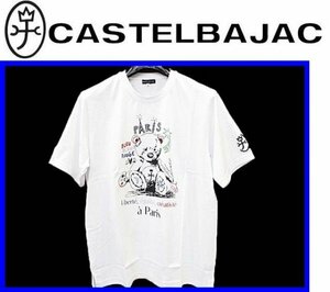 新作★50(LL)★\19800〓CASTELBAJACカステルバジャック〓天竺クマプリント半袖Tシャツ01