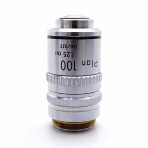 美品 Nikon ニコン Plan 100/1.25 Oil 160/0.17 0.8-1.25 顕微鏡対物レンズ RMS用 28836 送料無料の画像4