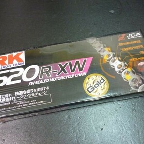 GS400(4)520 RK GV520R-XW ゴールドチェーン ジョイント☆CBX400FGSX400EザリゴキGT380ホーク2CBR400Fの画像2