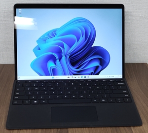 ☆良品☆ Microsoft Surface Pro X ブラック SQ1 MEM:8GB SSD:256GB Win11 Home タイプカバー(US配列)・SurfaceSilmPen2付属