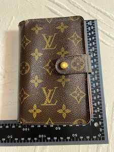 訳あり破損ルイヴィトン モノグラム M61207 LOUIS VUITTON 二つ折り 財布