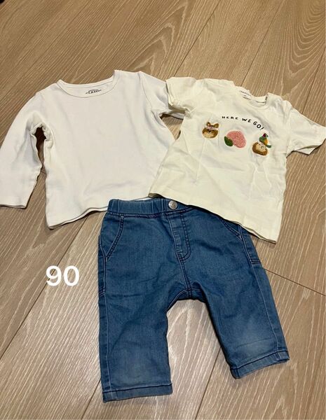 トップス　半ズボン Tシャツ　セット 女の子 男の子　90