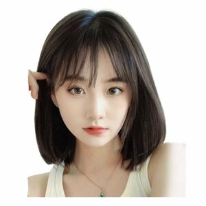  black wig Bob lady's medical care for Short woman equipment wig net wig small face for women black 