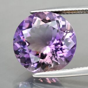 No.312 ラウンドカット アメトリン 約10.91ct 約15mm×15mm アフリカ産