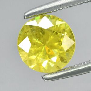 No.508 ラウンドカット スフェーン 約0.73ct 約5.4mm×5.4mm マダガスカル産