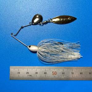  Evo.2-37 GoWest ミニスピナーベイト1/8oz（Tandem Willow Blade）リアブレード Gold（DECOY）の画像3