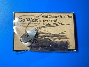 EVO.3-26 GoWest ミニチャターベイト 1/8oz (Big Chrome Blade) 