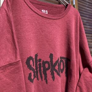 AFAR 1スタ 赤 バンド スウェット スリップノット Slipknot メタル ロック 90s 00s ビンテージ アメリカ 古着 卸 仕入れ