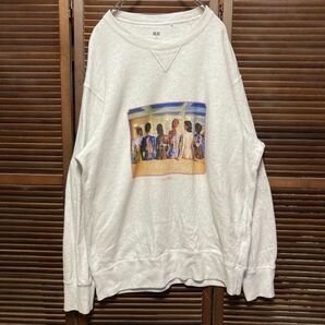 AFQI 1スタ グレー バンド スウェット ピンクフロイド PINK FLOYD ヒプノシス - 90s 00s ビンテージ 古着 ベール 卸の画像2