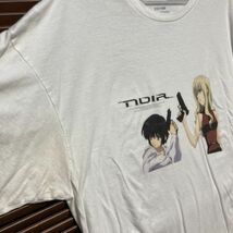 AGCG 1スタ 白 アニメ Tシャツ NOIR ノアール 美少女 キャラ - 90s 00s ビンテージ アメリカ 古着 ベール 卸 仕入れ_画像3