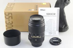 AA (極上美品) Nikon ニコン DX AF-S NIKKOR 55-300mm F4.5-5.6G ED VR 初期不良返品無料 領収書発行可能