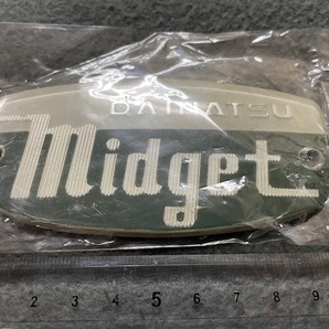 昭和レトロ ダイハツ ミゼット Midget 三輪自動車 エンブレム 綺麗 未開封 レストアベースの画像5