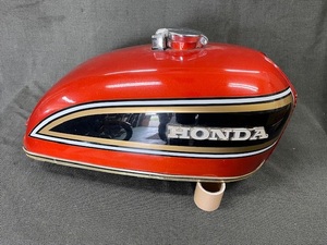  Honda CB750four CB750K4 original tanker candy - orange lame painting look for . scratch painting peeling have middle coating repair mark have leak blotting no. 