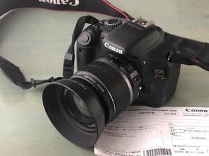 Canon キャノン EOS KISS X4 EF-S 18-55mm フード付き　ジャンク？