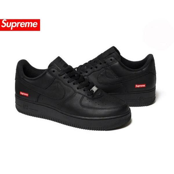 【送料無料★匿名配送★新品】2024SS 国内黒タグ SUPREME x NIKE AIR FORCE 1 LOW BLACK CU9225-001 US9/27ｃｍ シュプリーム xナイキ