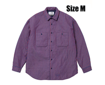 【送料無料★匿名配送★新品】2024 Supreme / シュプリーム MM6 Maison Margiela Padded Shirt Stripe(M)/メゾンマルジェラ/シャツ_画像1