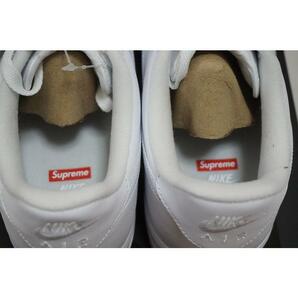 【送料無料★匿名配送★新品】 2024SS 国内黒タグ SUPREME x NIKE AIR FORCE 1 LOW WHITE CU9225-100 US6/24ｃｍ シュプリーム xナイキの画像5